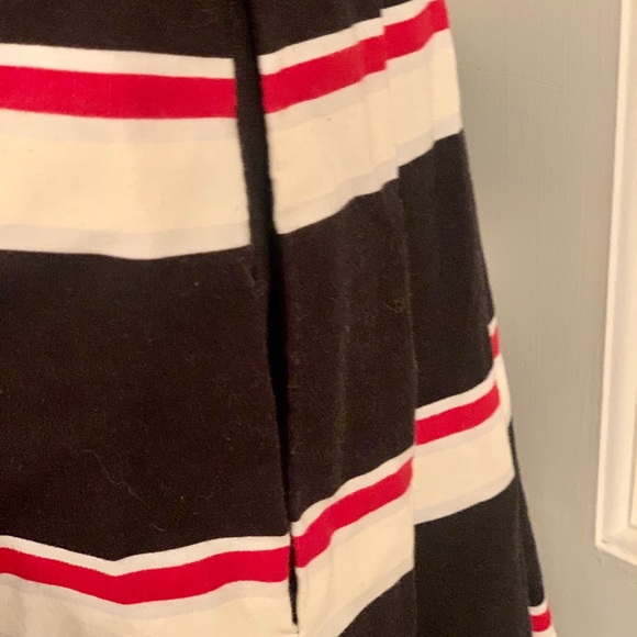 Lang Originals vintage blackred stripe dress SALE - Picture 10 of 12